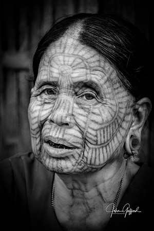 Tattooed Chin Woman #5