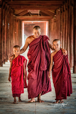 Two Young Monks and their Elder