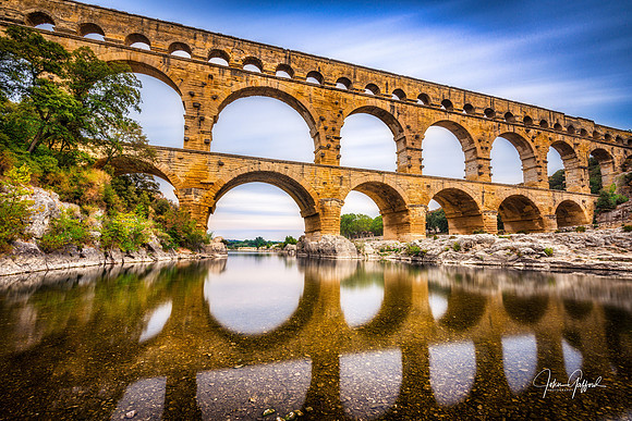 Pont Du Gard Roman Aqueduct near Avignon